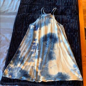 Wallflower Tie- Dye Halter Sundress